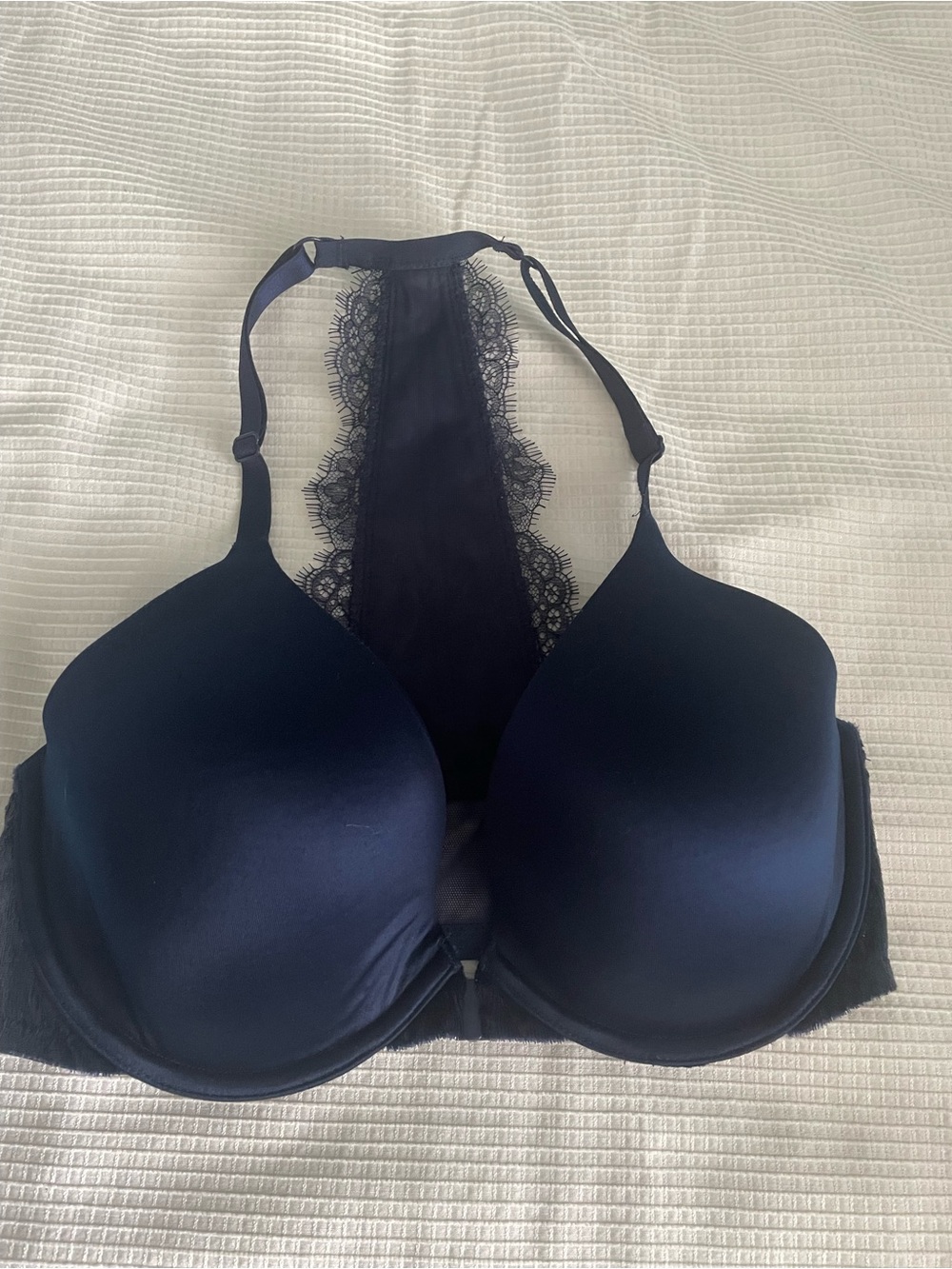 Victoria's Secret Navy Lace Racerback Bra